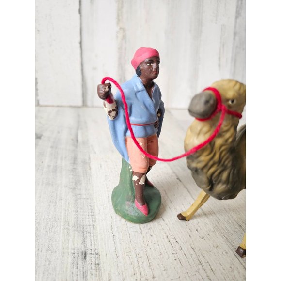 Vintage camel handler Germany AS IS nativity statue figurines decor - Picture 2 of 13